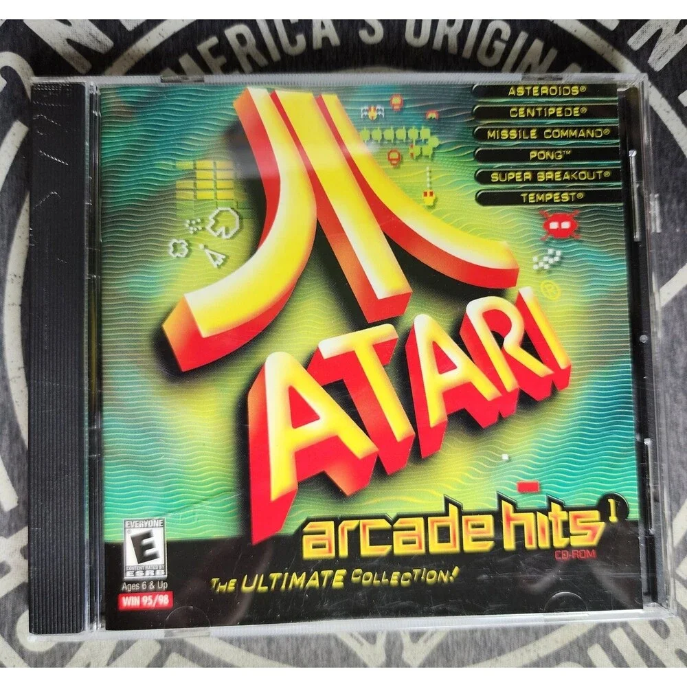 Atari Arcade Hits 1 (PC, 1999) CD-Rom Complete Ultimate Collection